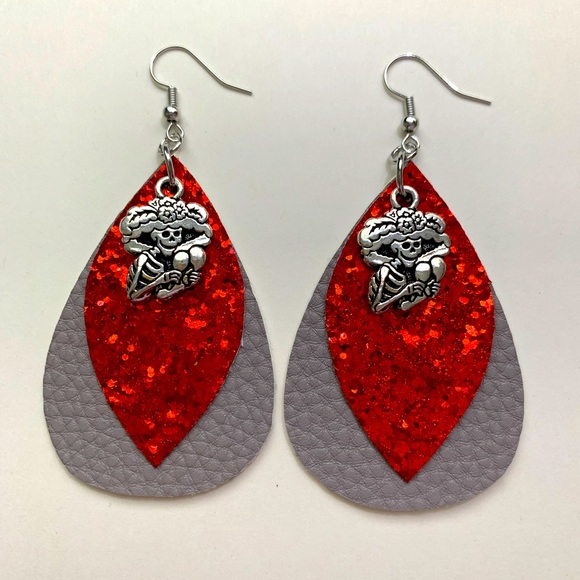 Dynamic Duo Designs Jewelry - Skeleton Maraca Earrings